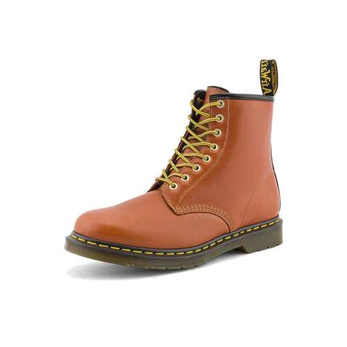 Dr.Martens 1460 Коровья кожа Короткие армейские ботинки Унисекс Рыжевато-коричневый