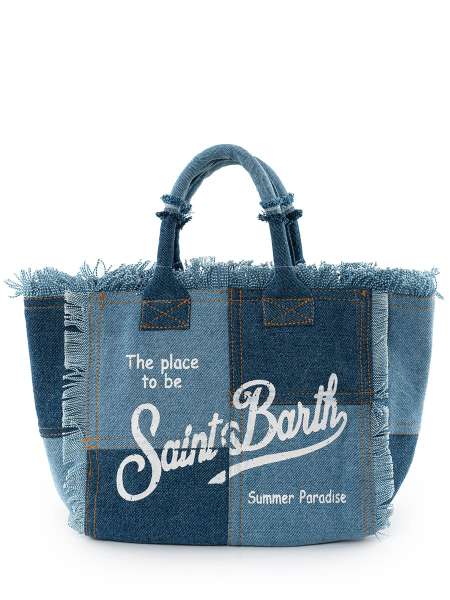 Сумка пляжная, MC2 SAINT BARTH, COLETTE DENIM PATCHWORK