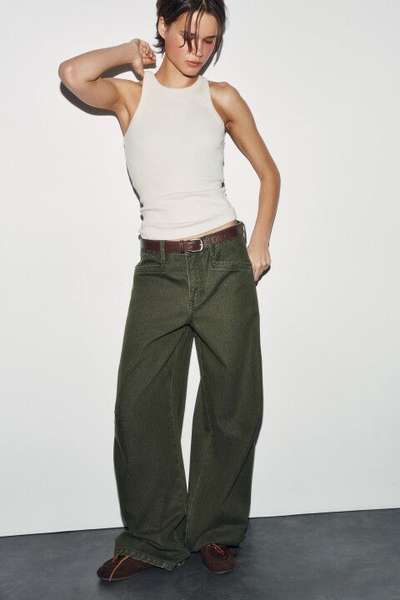 Майка базовая облегающая в рубчик