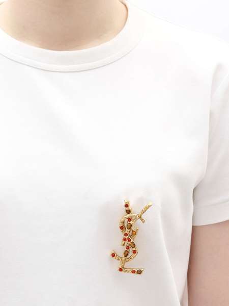 Saint Laurent Brooch