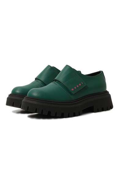 Детское: Кожаные дерби Marni