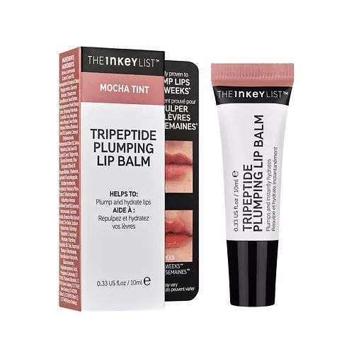 THE INKEY LIST Оттеночный бальзам для губ Tripeptide Plumping Lip Balm