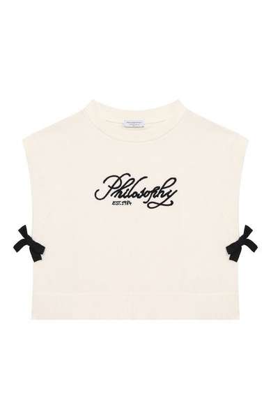 Детское: Хлопковый жилет Philosophy di Lorenzo Serafini Kids