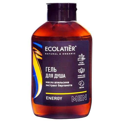ECOLATIER Мужской гель для душа Energy