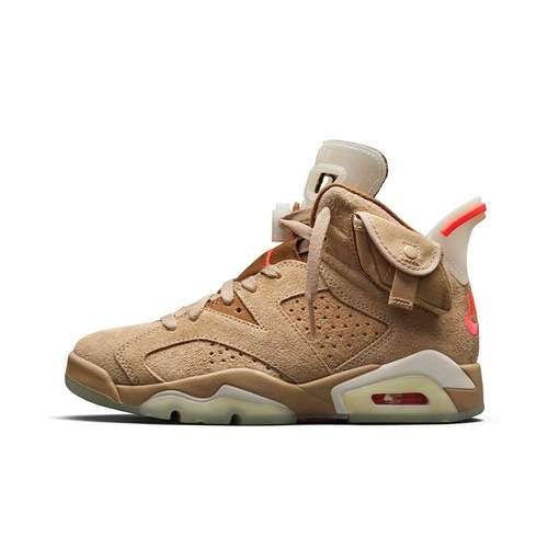 Jordan Air Jordan 6 Retro SP 'British Khaki' Трендовые Высокие Кеды Винтажные Баскетбольные Кроссовки Унисекс