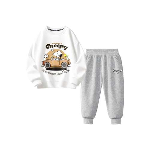 SNOOPY Повседневные спортивные костюмы для детей в возрасте 3-7 лет