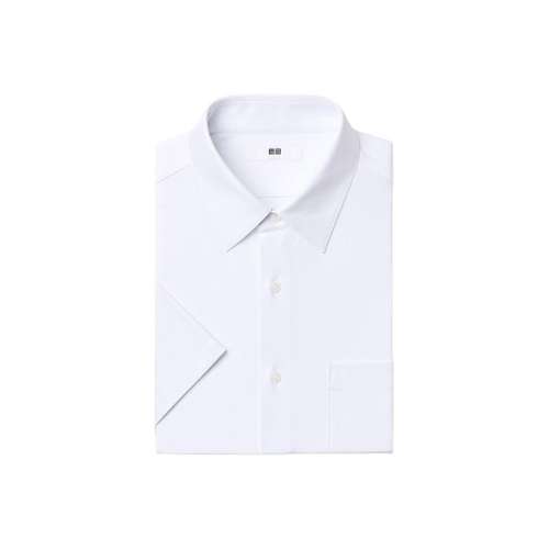 UNIQLO SS26 Белый Мужская Рубашка