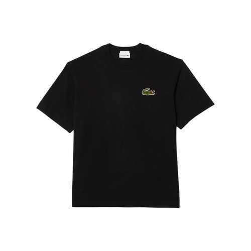 LACOSTE Черная унисекс футболка