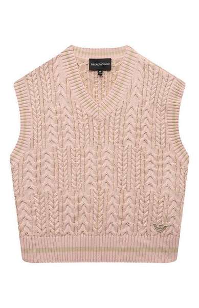 Детское: Хлопковый жилет Emporio Armani