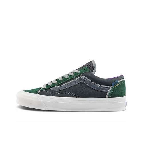 Vans Style 36 UL LX Кожа Низкие Кроссовки для скейтбординга Унисекс Черный Зеленый