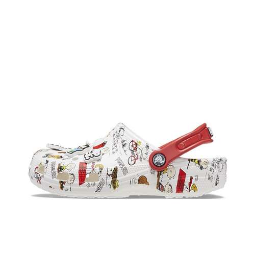 Crocs X PEANUTS ЭВА Спортивные сандалии Мужские Белый Многоцветный