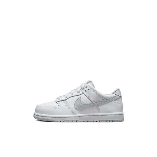Nike Dunk 'Белый Pure Платина' PS (PS) Дышащий и Износостойкий Низкий Топ для Детского Скейтбординга Белый