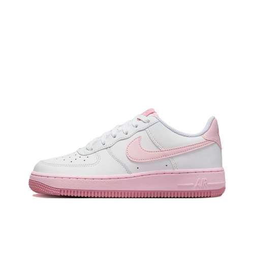 Nike Air Force 1 Low Удобная Низкая Обувь для Скейтбординга Детская Бело-Розовая