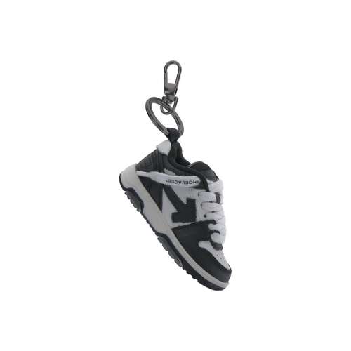 OFF-WHITE Модные минималистичные кеды Форма Брелок Мужской Черный / Серый