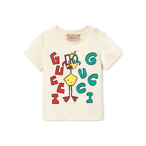 GUCCI T-рубашка Белая для младенцев и малышей
