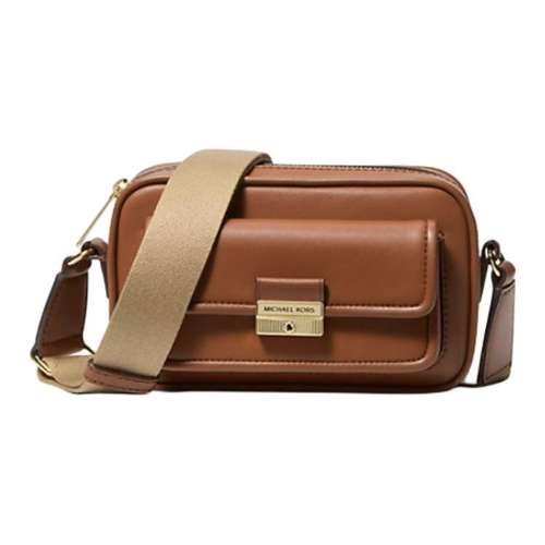 MICHAEL KORS Bradshaw Кожа Камера Сумка Сумка через плечо Экстра мини Женская Коричневая