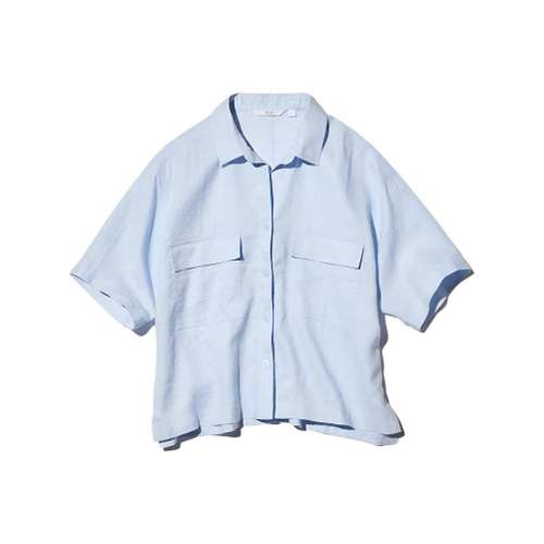 UNIQLO SS26 Светло-синие женские рубашки