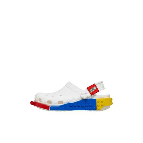 Crocs x LEGO Быстросохнущие Детские Сабо для малышей Белые