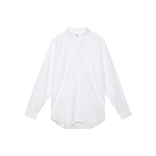 UNIQLO Белая унисекс рубашка