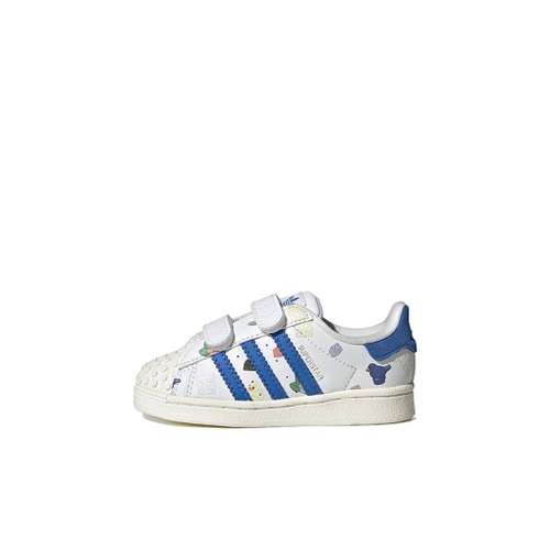 LEGO X adidas originals SUPERSTAR CF Противоскользящая Устойчивая к истиранию Низкие Кеды для Малышей
