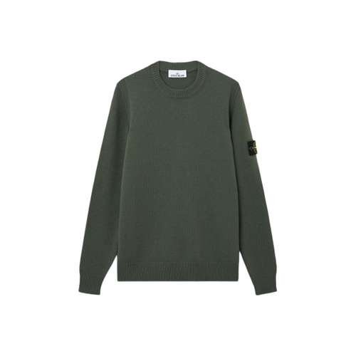 STONE ISLAND Свитер Мужской Армейский Зеленый
