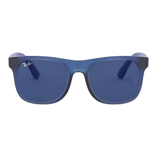 RayBan Квадратные Солнцезащитные Очки Детские Прозрачно-Синие