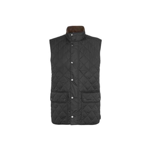 BARBOUR Мужские черные жилеты