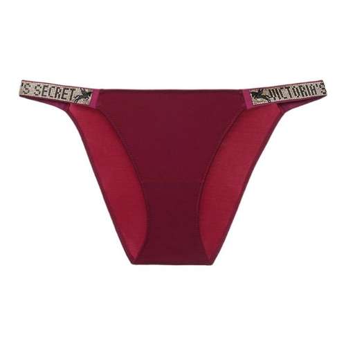 Victoria's Secret Very Sexy Трусики-бикини Женские Pegasus Логотип Бордовый