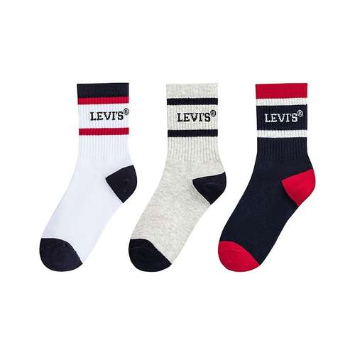 Levis Носки Crew 3 упаковки для подростков