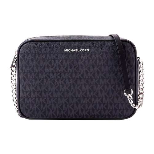 MICHAEL KORS Jet Set Кожа PVC Камера Сумка Сумка через плечо Сумка на плечо Средняя Женская Черная