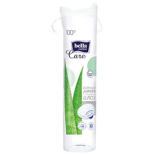 BELLA Ватные диски cotton care алоэ
