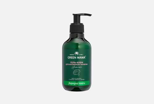 Нежный гель-крем для интимной гигиены | GREEN MAMA | Мать-и-мачеха и Масло чайного дерева