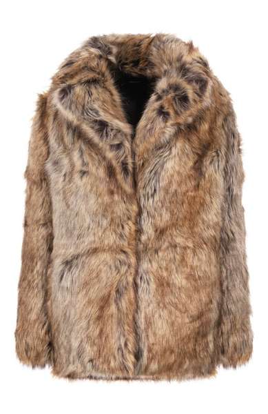 Шуба из экомеха Zadig and Voltaire
