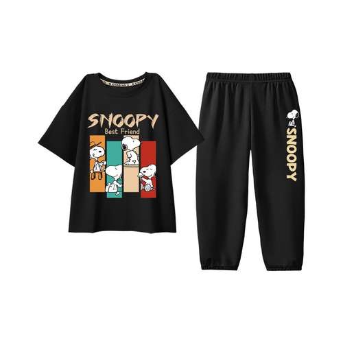 SNOOPY Повседневная спортивная одежда для детей в возрасте 3-7 лет