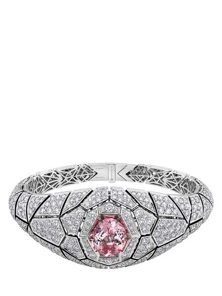 Браслет из белого золота с морганитом и бриллиантами, CHAMOVSKIKH JEWELLERY HOUSE, 43120152172