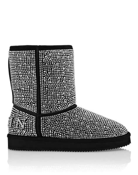 Угги со стразами, PHILIPP PLEIN, LADS-WSE0898-PTE003N_60