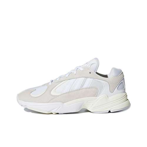 Adidas Originals YUNG 1 Cloud White Комфортная Амортизация Низкие Кроссовки Унисекс Белые