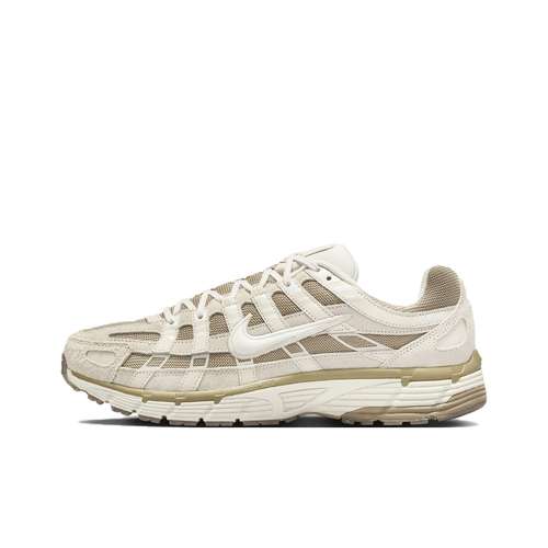Nike P 6000 Комфортные Низкие Повседневные Беговые Кроссовки Унисекс Бежевые