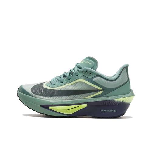 Nike Zoom Fly 6 Амортизация Дышащий Низкий Топ Марафон Тренировки Длинный Бег Спринт Беговые Кроссовки Мужской Зеленый