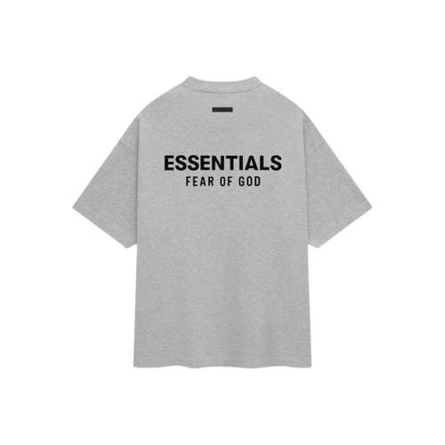 Fear of God ESSENTIALS FW24 Праздника Core Collection T-Рубашка Мужская Светлый Mist Серый