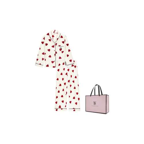 VICTORIA'S SECRET Пижамный комплект Magic Цветочный Увеличивающий объем Мягкий и Подходящий Тепловой Мгновенный Женский