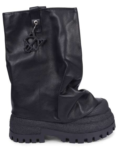 Сапоги Disturb кожаные, NAKED WOLFE, DISTURB LEATHER BLACK