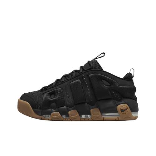 Nike Air More Uptempo противоскользящие устойчивые к истиранию низкие баскетбольные кроссовки унисекс черные