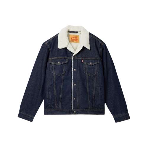 Levis Темно-синие Унисекс Джинсовые куртки