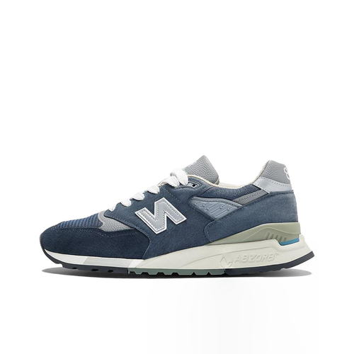 New Balance NB 998 Low Топ Повседневные Городские Кроссовки для Коммутирования и Беговые Кроссовки Мужские Синие