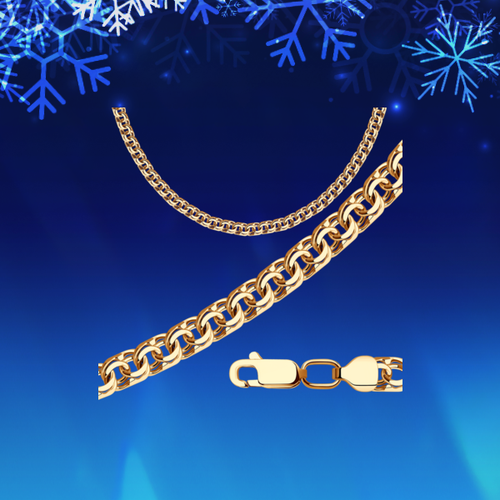 Цепь мужская SOKOLOV из золота, плетение Бисмарк, 585 проба