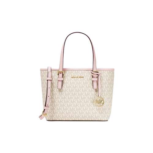 MICHAEL KORS Jet Set Travel Кожа Тоут Сумка Сумка для покупок Сумка на плечо Сумка мини-версия Женская Ванильный белый