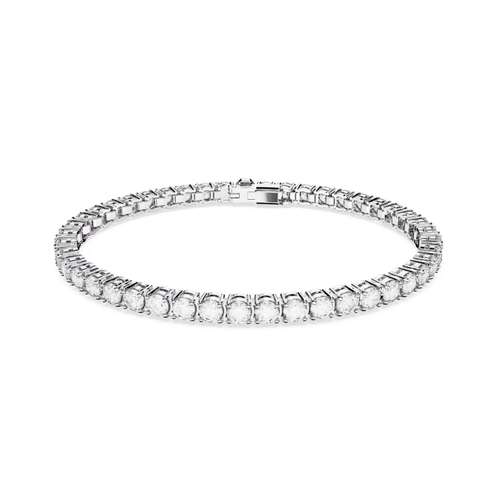 Swarovski Браслеты с синтетическим кубическим цирконием покрытые родием женские