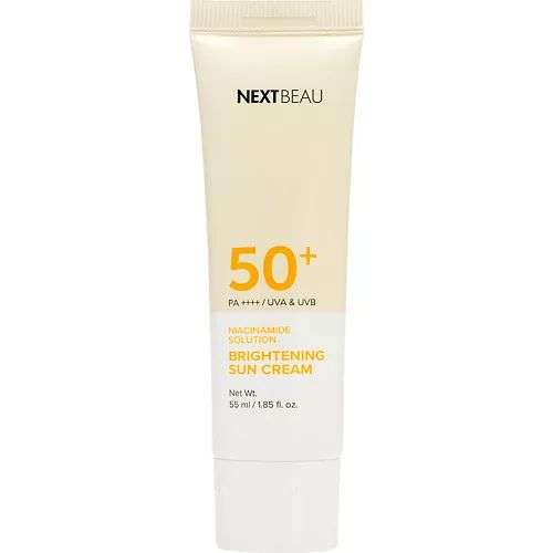 NEXTBEAU Выравнивающий солнцезащитный крем с ниацинамидом SPF 50+/PA++++ Niacinamide Solution