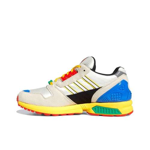 Adidas Originals x LEGO ZX 8000 LEGO Коллаборация Амортизация Противоскользящий Низкий Топ Повседневная Обувь Унисекс